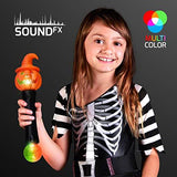 FlashingBlinkyLights Halloween Witchy Pumpkin Light Up LED Wand with Sound Effects - Glow-Paradise