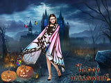 Halloween/Party Prop Soft Fabric Butterfly Wings Shawl Fairy Ladies Nymph Pixie Costume Accessory (168x135CM, Pink) - Glow-Paradise