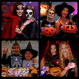 Mosoan Halloween Party Favors Toys for Kids 38 Pieces Halloween Led Light Up Ring Necklaces Bracelets Brooch - Light Up Halloween Toys Glow in the Dark Party Supplies Halloween Goodie Bag Fillers Halloween Prizes Game Toys - Glow-Paradise