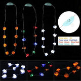 Halloween Eve Costume Party Accessories, Lighting Up LED Necklace Set of 3, Ghost, Jack O Lantern Pumpkin, Skull for Trick or Treating Door to Door Parade Procession - Glow-Paradise