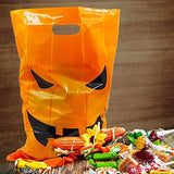 Lulu Home Halloween Jack O Lantern Bags, Plastic Goodie Bags for Trick Or Treat, Party Favor Bags, 72PCS - Glow-Paradise