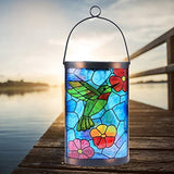 Hanging Solar Lantern Outdoor Decorative Waterproof LED Solar Hummingbird Lights Tabletop Lamp for Outdoor Patio Garden - Glow-Paradise