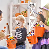 LOKIPA Halloween Drawstring Treat Bags for Kids, 72 Pcs Small Plastic Candy Goody for Kids Trick or Treat Halloween Party Favors - Glow-Paradise
