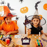 Halloween Bingo Game Cards for Kids Adults 30 Players Halloween Party Matching Game Set Castle Bingo Paper Game for Festival Trick or Treating Family Party Games Supplies Family Activity - Glow-Paradise