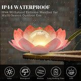 Solar Light Outdoor , Metal Glass Decorative Waterproof Garden Light LED Solar Flower Lights for Patio , Lawn,Walkway,Tabletop,Ground - Glow-Paradise