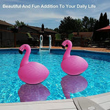 Rukars Floating Pool Lights 2PCS, Solar Flamingo Pool Lights Waterproof, Glow in The Dark Solar Powered LED Lights, Inflatable Floating Lights for Pool Spa Patio Wedding Party Christmas Decorations - Glow-Paradise