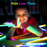 300 Ultra Bright Glow Sticks Bracelets and Necklaces - Halloween Glow in The Dark Party Supplies Decorations - Bulk 8" Glowsticks Party Favors Pack - Glow-Paradise