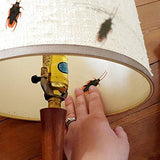 UNIIDECO 50 Pieces Prank Fake Roaches, Look Real Plastic Trick Joke Toys , Scary Insects Realistic Bugs Gag Gifts, Novelty Cockroach for Halloween Party (50 Pieces) - Glow-Paradise