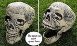 Scary Skull and Hands Skeleton, Realistic Skeleton Lawn Stakes Halloween Decorations Event Party Supplies, Halloween Graveyard Décor - Glow-Paradise