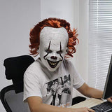 Horror Clown Mask Creepy IT Mask is Perfect for Cosplay Halloween, Movie Premiere and More.Halloween Mask - Glow-Paradise