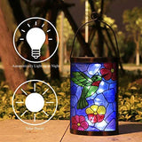 Hanging Solar Lantern Outdoor Decorative Waterproof LED Solar Hummingbird Lights Tabletop Lamp for Outdoor Patio Garden - Glow-Paradise