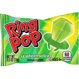 Ring Pop Individually Wrapped Back to School Green Watermelon Party Pack – 30 Count Watermelon Flavored Green Candy Lollipop Suckers - Green Candy for School Treats & Care Packages - Glow-Paradise