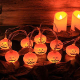 DomeStar Halloween String Lights, 10ft 20LED Pumpkin Lights Battery Operated Pumpkin Lights for Halloween Thanksgiving Decorations - Glow-Paradise