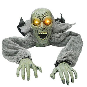JOYIN Halloween Décor Groundbreaker Zombie with Sound and Flashing Eyes for Yard Outdoor Decorations - Glow-Paradise