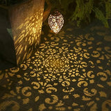 Hanging Solar Lanterns, Garden Solar Lights Outdoor, Waterproof Metal Solar Powered LED Lanterns Decorative for Pathway Patio Yard Walkway - Glow-Paradise