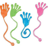 Tuko 20PCS Sticky Hands, Sticky Fingers,Kids' Party Favor Sets， Fun Toys, Party Favors, Wacky Fun Stretchy Glitter Sticky Hands, Party Favors, Birthday Parties, Toys for Sensory Kids,20PCS - Glow-Paradise