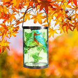 Hanging Solar Lantern Outdoor Decorative Waterproof LED Solar Bluebird Lights Tabletop Lamp for Outdoor Patio Garden - Glow-Paradise
