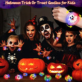 15Pack Halloween LED Spin Bracelets Halloween Toys Gifts Party Favors for Kids 15 Style Pumpkin Spider Flash Light up Fidget Toy Halloween Treat Goodie Bag Glow in the Dark Party Supplies - Glow-Paradise