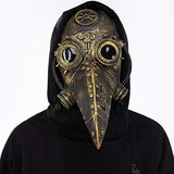 Stegosaurus Plague Doctor Bird Mask Long Nose Beak Cosplay Steampunk Halloween Costume Props Latex material - Glow-Paradise
