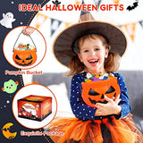 50PCS Halloween Mochi Squishy Toys with Halloween Pumpkin Bucket Halloween Party Favors Trick or Treat Goodie Bag Filler Halloween Decorations Kawaii Squishy Halloween Toys Gifts for Boy Girl Random - Glow-Paradise