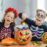 ShyLizard Glow Critters for Halloween Party Favor, Glow in The Dark Party Favors, Trick or Treat Toys for Kids, School Classroom Game Rewards with 24PCS Glow Critters and 48PCS Mini Glow Sticks - Glow-Paradise