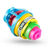 PROLOSO 15-Pack LED Light Up Flashing UFO Spinning Tops with Gyroscope Novelty Bulk Toys Party Favors - Glow-Paradise