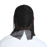 Creepy Mask Scary Challenge Games - Evil Latex Mask with Long Hair - Halloween Costume Creepy Cosplay Party Props (B) - Glow-Paradise
