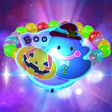 Coluans Halloween LED Bracelets 10 Pack Halloween Party Favors for Kids Halloween Trick Or Treat Goodies Beaded Flashing Bracelets Light Up Bracelets Glow in the Dark Party Favors - Glow-Paradise