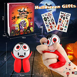 6 Pack - Halloween Squishes Toys Slow Rising Cute Novelty Super Soft Squeeze Squishy Toys Stress Relief Gifts Halloween Party Favors for Boys, Girls, Kids - Glow-Paradise