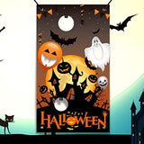 Figoal Halloween Bean Bag Toss Game with Pumpkin Ghost Bat Kids Children Family Party Halloween Night Theme Indoor/Outdoor Parties Supplies Decoration - Glow-Paradise