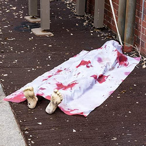 Halloween 5 Ft. Long Back From the Grave Dead Body for Creepiest Haunted House Decor, Halloween Prop Decorations - Glow-Paradise