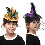 JOYIN 2 Pcs Halloween LED Headbands Light Up Witch Hat Headband, Pumpkin Sequin Hat Headbands for Halloween Costume Dress up Party Supplies, Halloween Party Favor, Cosplay, Halloween Accessories - Glow-Paradise