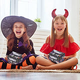 6 Packs-Halloween Squishies Toys Slow Rising, Gift Box Includes Ghost: Vampire,Pumpkin,Skull,Black Cat,Mummy,Bat, Halloween Soft Stress Relief Sensory Toys for Girls,Boys,Kids Party - Glow-Paradise