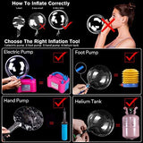 Light Up Led Balloons, 12 Pack Party Balloon Cell Battery Inflated Size 22 Inches 3 Mode Flashing String Lights Clear Balloon, for Birthday Wedding Decorations (Warm White) - Glow-Paradise