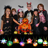60 Pcs Halloween Party Favors Bulk LED Halloween Toys with Glow Necklaces Light up Bracelets LED Rings for Halloween Party Decorations Glow in The Dark Party Supplies Holiday Games Gift Bag Fillers - Glow-Paradise