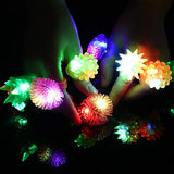 36 Pack LED Glow Rings Halloween Party Favors for Kids - Flashing Rings Glow in The Dark Party Supplies, LED Light Up Rings and Goody Bags - Glow-Paradise