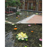 Superdream Water Floating Foam Lotus Flower for Pond Decor, Set of 6 - Glow-Paradise