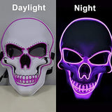 Halloween Mask LED Light up Costumes Scary Mask for Party Supplies Favor - Glow-Paradise