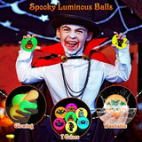 EZIGO 12Pcs Halloween Party Favors for Kids Halloween Stress Balls Squishy Toys Stress Relief Sensory Balls Halloween Goodie Bag Fillers Halloween Treats Non Candy Novelty Halloween Toys Prizes Gifts - Glow-Paradise