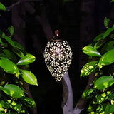 Hanging Solar Lights Tomshine Solar Lantern LED Garden Lights Metal Lamp Waterproof for Outdoor Hanging Decor - Glow-Paradise