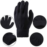 URATOT Halloween Robber Costume Set, Include Striped Long Sleeve T-Shirt Knit Cap Gloves Canvas Bags and Eye Mask - Glow-Paradise