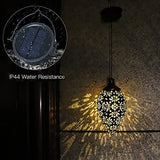 Hanging Solar Lights Tomshine Solar Lantern LED Garden Lights Metal Lamp Waterproof for Outdoor Hanging Decor - Glow-Paradise