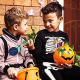 Halloween Glow in The Dark Party Favor Set, 20 Critters&40 Glow Sticks for Halloween Trick or Treating Goodie, School Classroom Game Rewards, Halloween Miniatures, Halloween Prizes for Kids. - Glow-Paradise