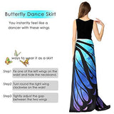 Shireake Baby Halloween/Party Prop Soft Fabric Butterfly Wings Shawl Fairy Ladies Nymph Pixie Costume Accessory … (168x135CM, Star sky) - Glow-Paradise