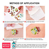 Christmas Temporary Tattoos for Kids - 105pcs Styles Waterproof Mixed Style Cartoon Fake Tattoo, Glow in The Dark Tattoos for Boys Girls Christmas Decorations (10Sheets) - Glow-Paradise