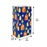 JOYIN 120 PCS Halloween Plastic Treat Bags, Halloween Trick-or-Treat Candy Bags, Goodie Gift Bags for Halloween Party Favors Party Supplies - Glow-Paradise