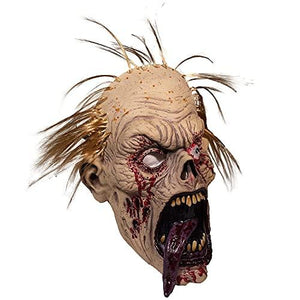 Generic Emerging Zombie Halloween Prop Mask | Realistic Costume for Adults | Creepy Cosplay Head | Full Face Party Mask, Brown, Bronze, Yellow, Red, Purple - Glow-Paradise