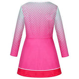 Girls Cheerleader Costume Halloween Party Uniform Dress for Kids (Pink, 7-8Years) - Glow-Paradise