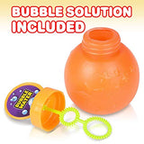 ArtCreativity Light Up Bubble Blower Wand - 13.5 Inch Illuminating Bubble Blower Wand with Thrilling LED Effect for Kids, Bubble Fluid - Batteries Included - Gift Idea, Halloween Party Favor - Glow-Paradise