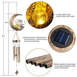 Moon Fairy Solar Wind Chimes Outdoor, Mother Birthday Gifts,Mothers Day, Valentine, Anniversary, Wedding Lasted for All mom/Women/Husband/Women/Aunt /Daughter/Friend/Niece/Sister - Glow-Paradise